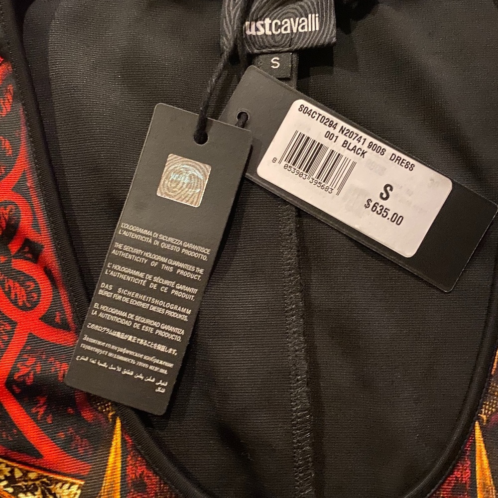 Just Cavalli Dress With Tags Attached